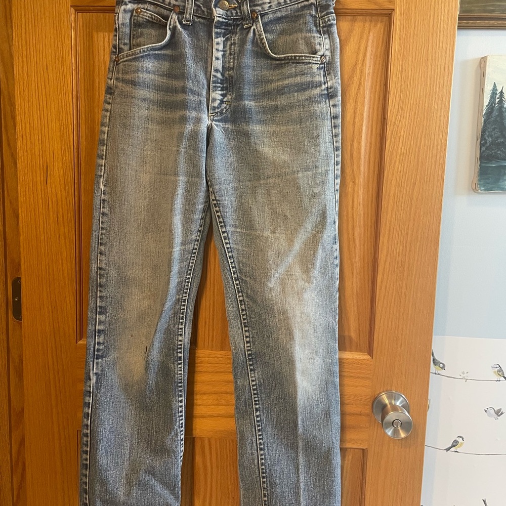 Lee Women's Straight-Leg Jeans in Faded Blue